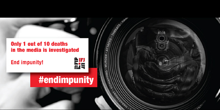 IFJ marks UN Day against impunity for crimes targeting journalists